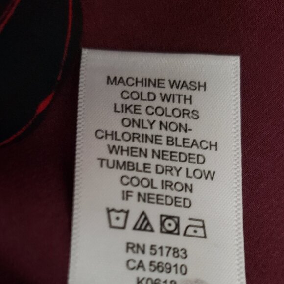 Maurices Floral Print Henley Blouse - Picture 6 of 6